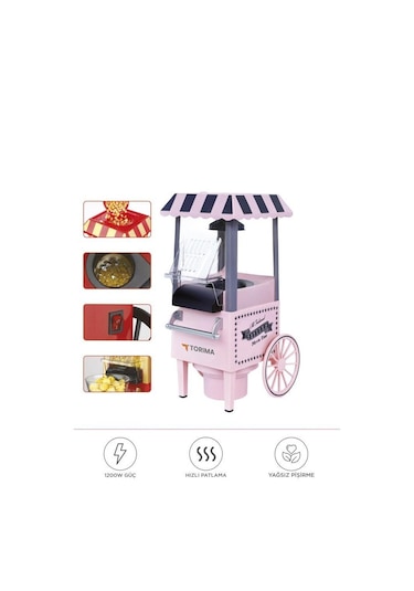 Torima TPM-01 Yağsız Mısır Patlatma Popcorn Makinesi