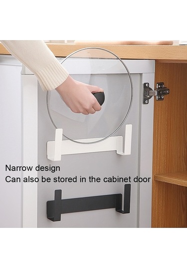 Dancemonkey 3 Adet Duvara Montajlı Karbon Çelik Tencere Kapağı Tutucu Diğer