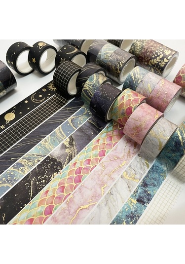 3 Rulo / Set Dıy El Dccount Dekoratif Malzeme Bant Diğer Diğer