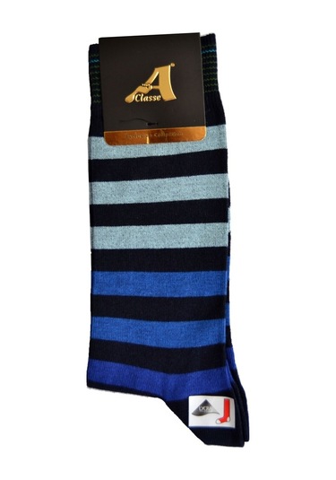 A Classe Çizgili Erkek Çorap