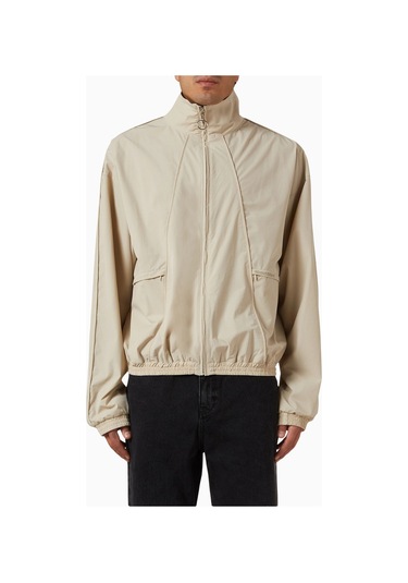 About Blank Vitra Nylon Jacket Cropped Boxy Erkek Spor Ceket Gri