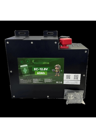 Elc-ıtg-slm Electrozirve 12.8v 60ah Slim Kasa Lityum Lifepo4 Batarya
