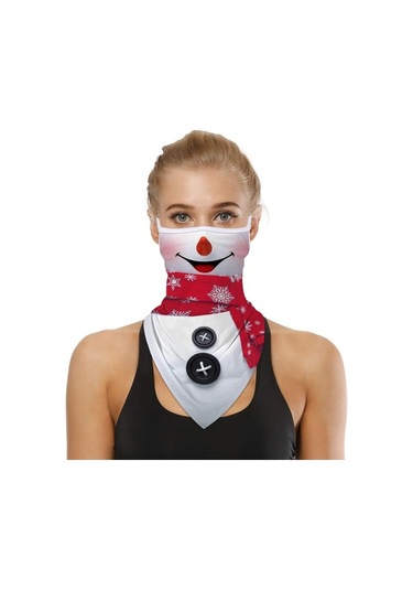 Trendooze Toz Koruyucu Kafatası Maskesi, Bandana, Boyunluğu Ve Kulak Halkaları