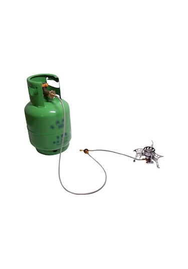 Fortunelane Propan Bağlantılı Dayanıklı Kamp Stovu Lpg Tankı Hortumu, Esnek, Güvenli, Tekli, Çok Renkli Çok Renkli