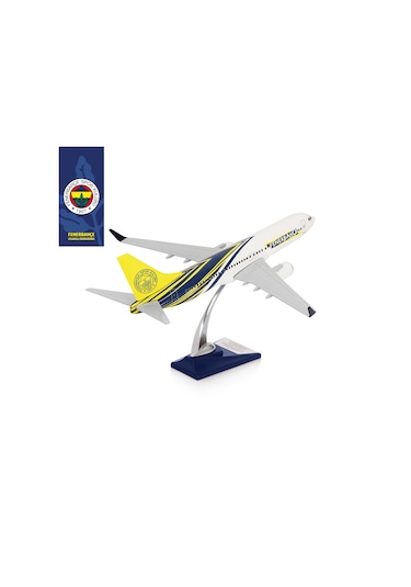 Zekupp Boeing 737-800 1/100 Ölçek Fenerbahçe Lisanslı Tasarım Maket Uçak
