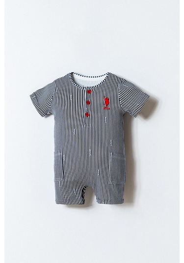 U.s. Polo Assn. Erkek Bebek Kırmızı Tulum Kırmızı