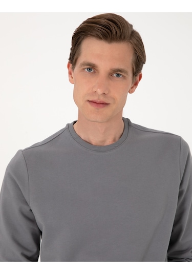Pierre Cardin Erkek Gri Sweatshirt 50314054-vr024 Gri