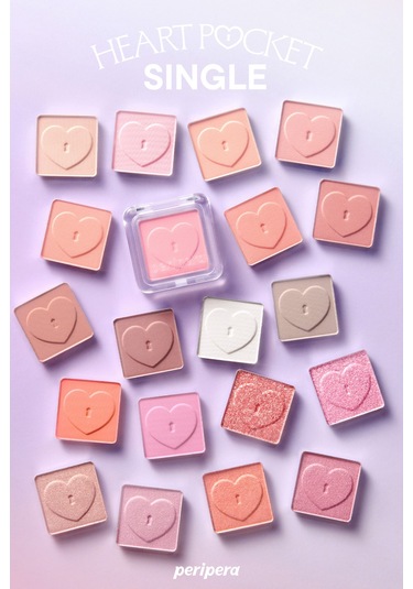 Perıpera Heart Pocket Single S03 Peach Force