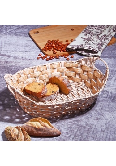 Kosova Hasır Sepet Oval Spt-189 Bej