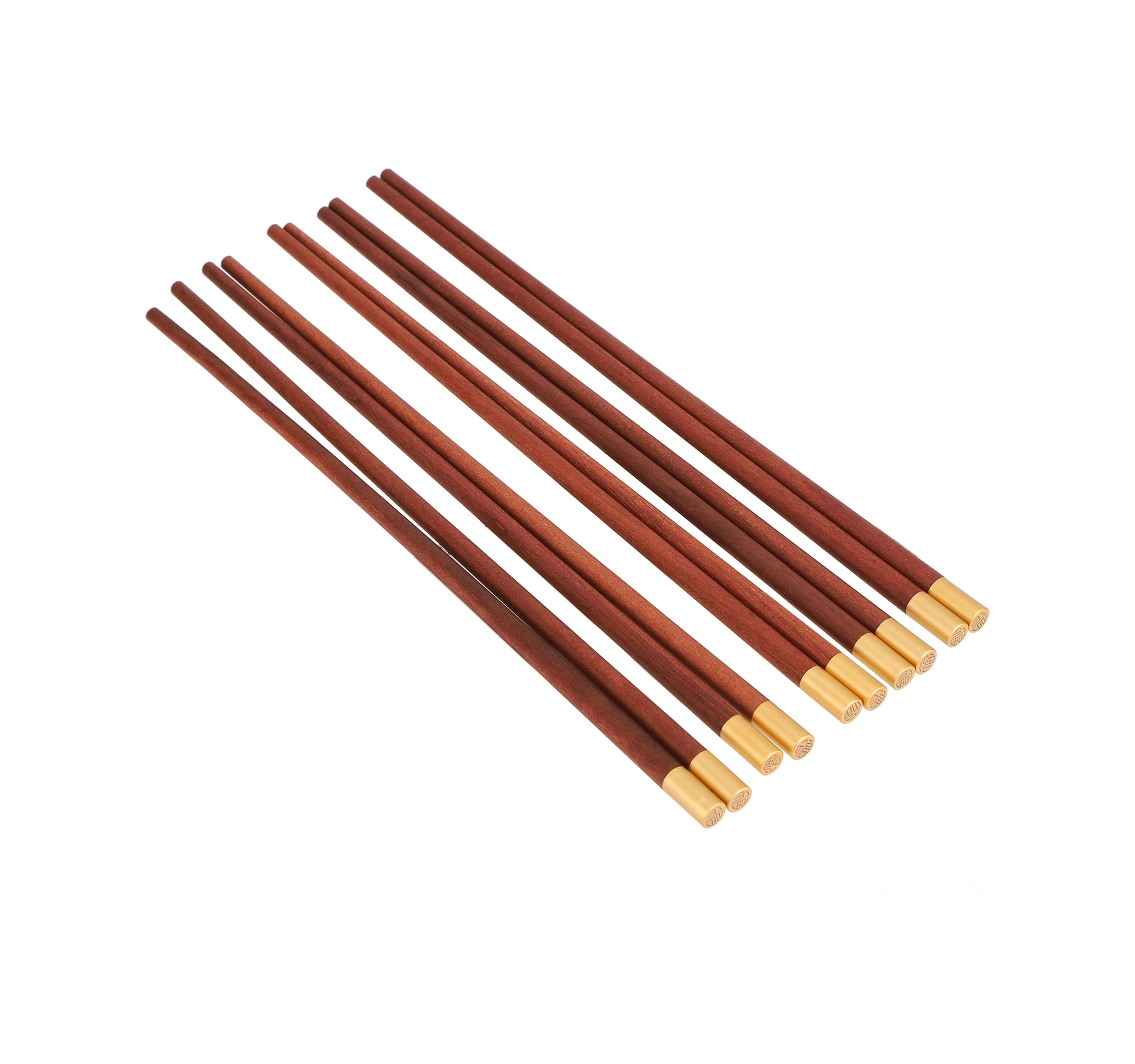 Fosenze Doğal Kiremit Ahşap Çatal Seti, Bakır Uçlu Şanslı Karakter, Tohumlandsız Ve Mürekkepsiz, Ev Kullanıma Ve Hediye İçin 5 Çift Paket Diğer