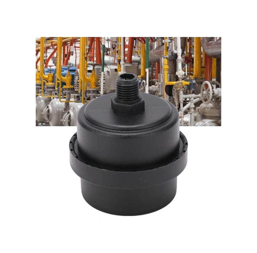 Fortunelane Plastik G1/4 Akışkan Filtreli Sessizleştirici, Sessiz Yağsız Hava Kompresörü Erişim Açığı Parçası