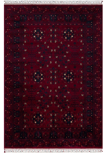 Cool Halı Beyoğlu 959 Kırmızı Salon Halısı Yağcı Bedir Desen Nostalji Halı Afgan El Halısı Tensel Uşak Halısı Kırmızı