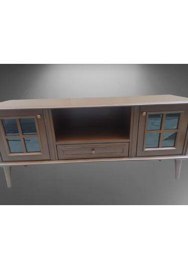 Bengimobilya Tv Sehpası Windovs Model Pencere Ahşap Gürgen Retro Ayak Ceviz Re (483187412)