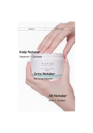 Matsu Intensive Repair Yıpranmış Saçlar İçin Yoğun Bakım Maskesi 350 ML