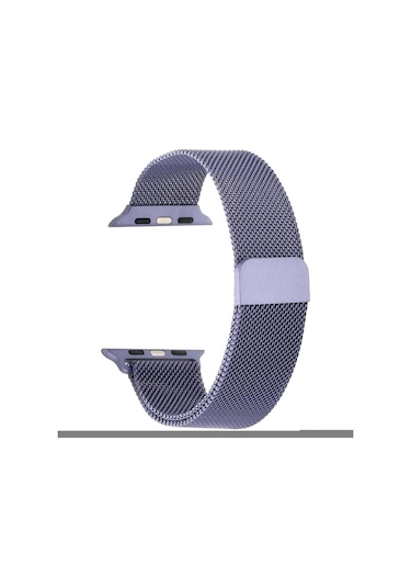 Apple Uyumlu  Watch Seri 2/3/4/5/6/7/8/se 38 MM-40 MM-41 MM Hasır Metal Kordon