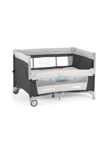 Kanz SleepSide +Plus Park Yatak Siyah