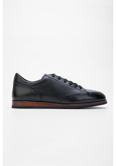 Valmenti Erkek Siyah Hakiki Deri Casual Ayakkabı 987 083 Erk Ayk Sk23/24 Siyah