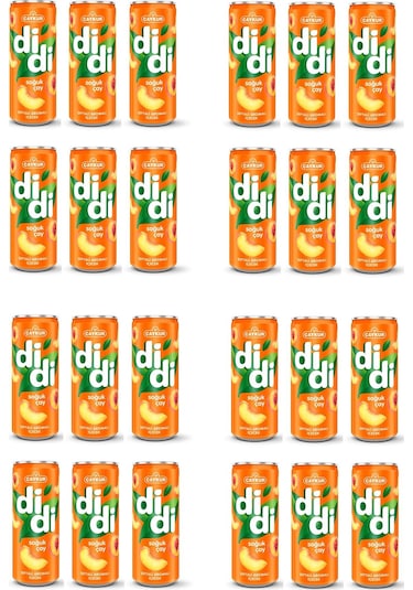 Çaykur Didi Şeftali Aromalı Soğuk Çay 330 Ml X 24 Adet