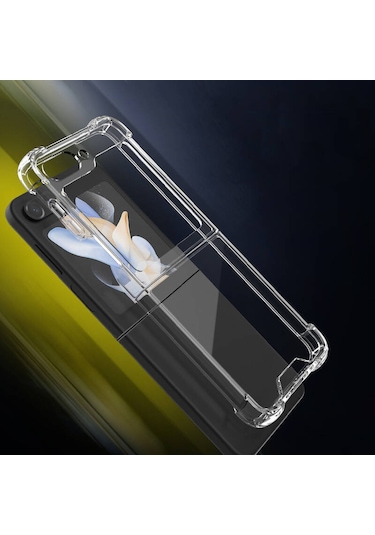 Zore Galaxy Z Flip 5 Uyumlu Msra Nitro Anti Shock Silikon-renksiz Renksiz