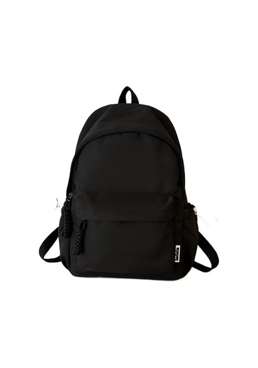 Genç Kızlar İçin Şık Ve Pratik Ortaokul Lise Sırt Çantası - Hafif Kolej Tarzı Okul Çantası - Dayanıklı Ve Modaya Uygun Öğrenci Çantası Siyah