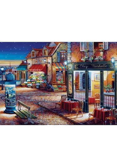 Cafe Chez Michelle 500 Parça Puzzle
