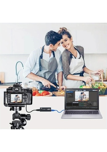 Boatshop1 Balabaxer 4k Hdtv Video Yakalama Kartı Hd Tv Kablosu İle 1080p 60fps Usb 3 Tak Çalıştır