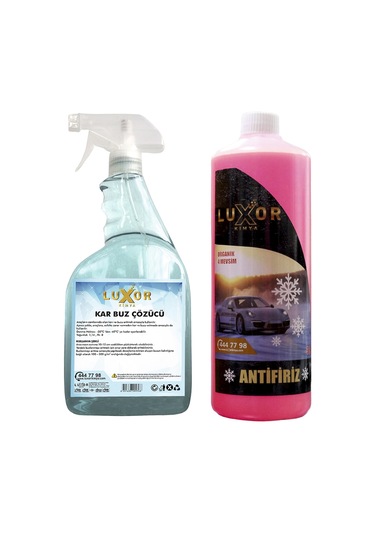 Luxor Kimya -30 Derece Antifriz 1 Lt + Kar Buz Çözücü 1 Lt