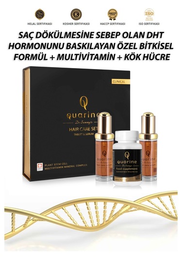 Dr. Sammy's Quarine 2 Aylık Saç Bakım Seti 2 Serum+1