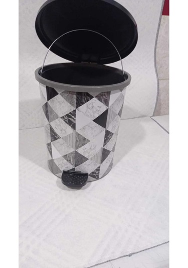 Desenli Pedallı Çöp Kovası No:3 -mrd153 Diğer