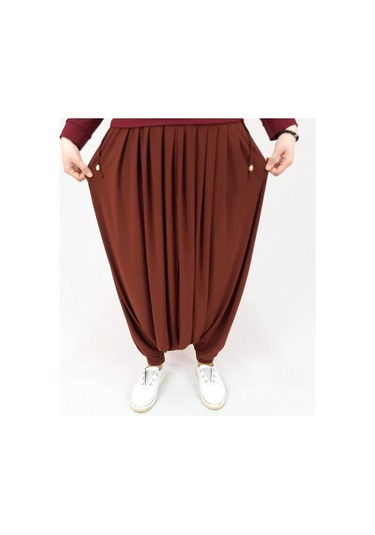 Özözkanlar Kadın Kiremit Cepli Sandy Hoby Şalvar Kiremit