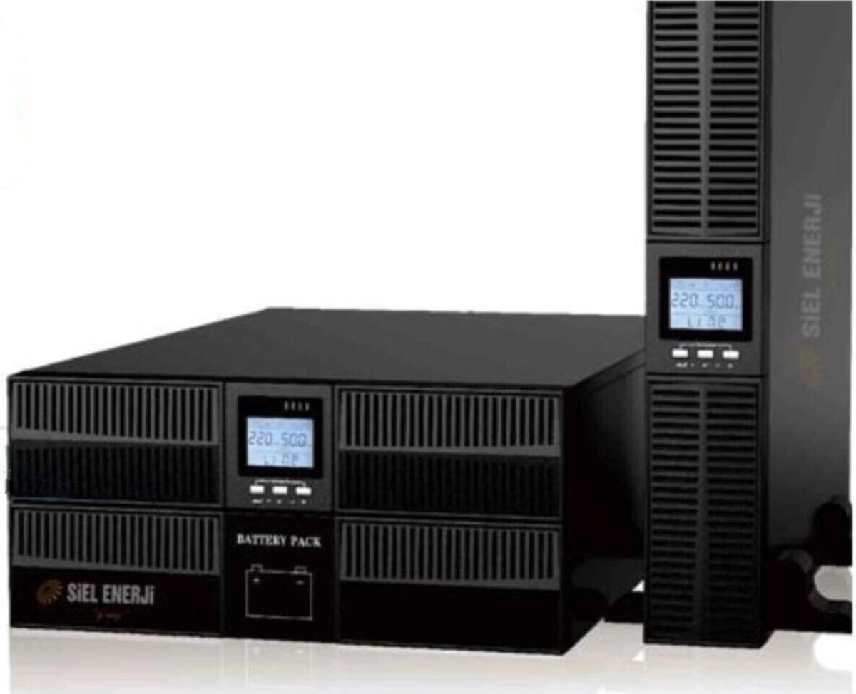 Srt 11 Model 10 Kva Rack Tower Online Ups 16 9 Ah Akü 5/15 Dakika Kesintisiz Güç Kaynağı-116000