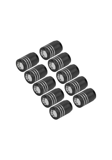 Lemestar Zinc Alloy Skull Tire Valve Caps 10 Adet - Evrensel Uygulama, Toz/su Koruma, Araçlar İçin Stili Ve Dayanıklılığı Birleştirir