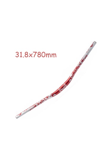 Suntek Alüminyum Yokuş Aşağı Dağ Bisikleti Kırmızı-780mm Kırmızı