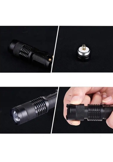 Büro Ev Ofis Hediyesi İçin Mavi Işıklı Mini Yalancı Para Gösteren El Feneri Gri