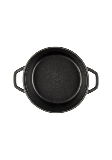 Hosse Demir Döküm 28 Cm Kısa Tencere - Siyah Hsykt-28-syh Siyah