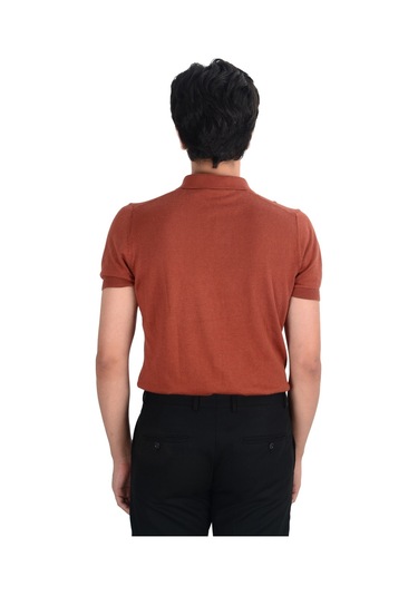 Cengiz İnler Yarım Fermuarlı Merserize Erkek Triko T-shirt 001