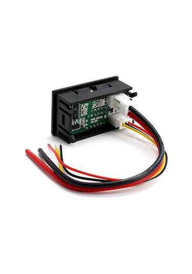 0.28 inç 100V 10A Çift LED Ekranlı Voltmetre ve Ampermetre Modülü