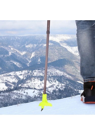 Suntek Sert Yollara Dayanıklı Yedek Çubuk Alpenstock Ucu Kamp Yeşil