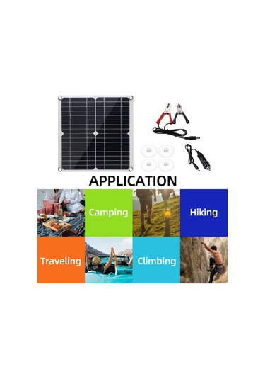 Hfambition 20w Monokristal Güneş Paneli Seti 12v 50a Pwm Kontrolörlü, Usb Çıkışı, 5 Koruma Özelliği, Araba/tekne/ev Bataryası Şarj Cihazı Yeşil