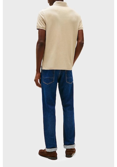 Tommy Hilfiger Erkek Polo Yaka T Shirt Mw0mw17770 Rbt Kum Kum