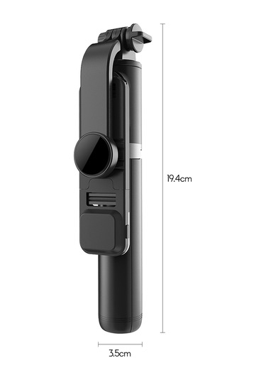 Kangvka Kablosuz Bluetooth Tripod Selfie Çubuğu, Iki Renkli Işık Ve 6 Seviye Parlaklık Ayarı, 104.5cm Uzunluk, Vlog & Canlı Yayın İçin