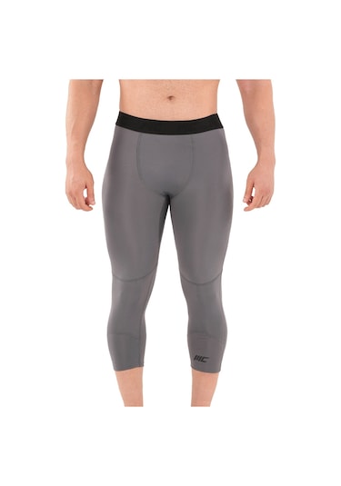 Musclecloth Training Erkek 3/4 Tayt Füme Gri