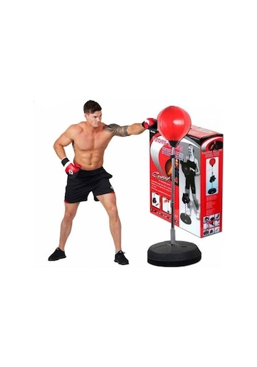 Punching Ball Yükseklik Ayarlı 126-146 Boks Standı Eldiven Çok Renkli