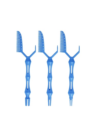 Suntek Saç Boyama Konumlandırma Perma Tarak Aletleri Mavi