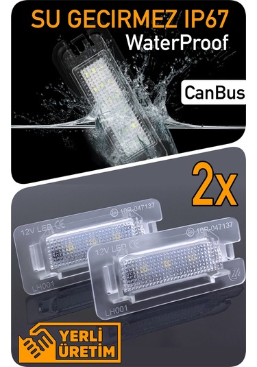 Skoda Enyaq Kamıq Karoq Kodıaq Scala Canbus Led Plaka Aydınlatma Ledi Lambası Led Edition