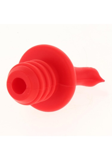 Suntek 3 Adet Silikon Küçük Kuş Şarap Şişesi Tıpa Kırmızı