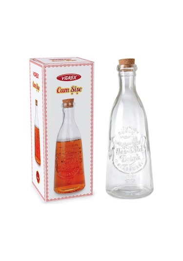 İpek Mantar Kapaklı Şişe - 1,3 lt