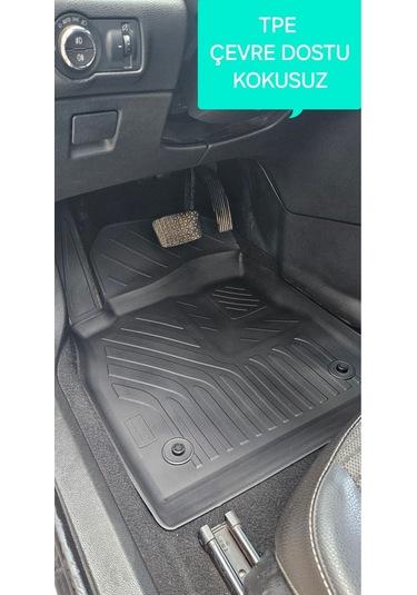Chevrolet Cruze Havuzlu Paspas Siyah Uyumlu