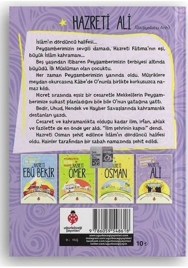Hz. Ali (R.A.) Peygamberimizin Kahraman Arkadaşı 9786059548618