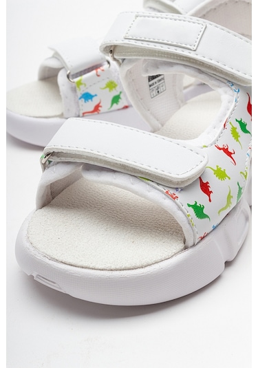 Mnpc Erkek Çocuk Beyaz Anatomik Spor Sandalet 24y4s98461 Beyaz